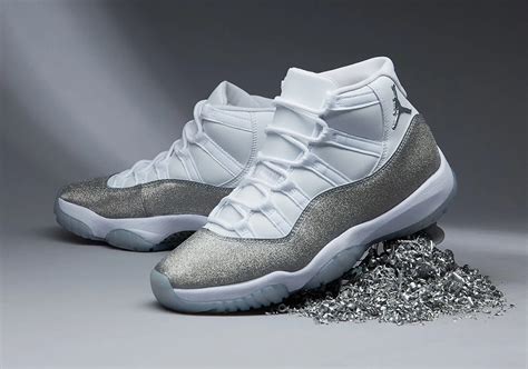 womens jordan 11 metallic silver box|jordan 11 foot locker.